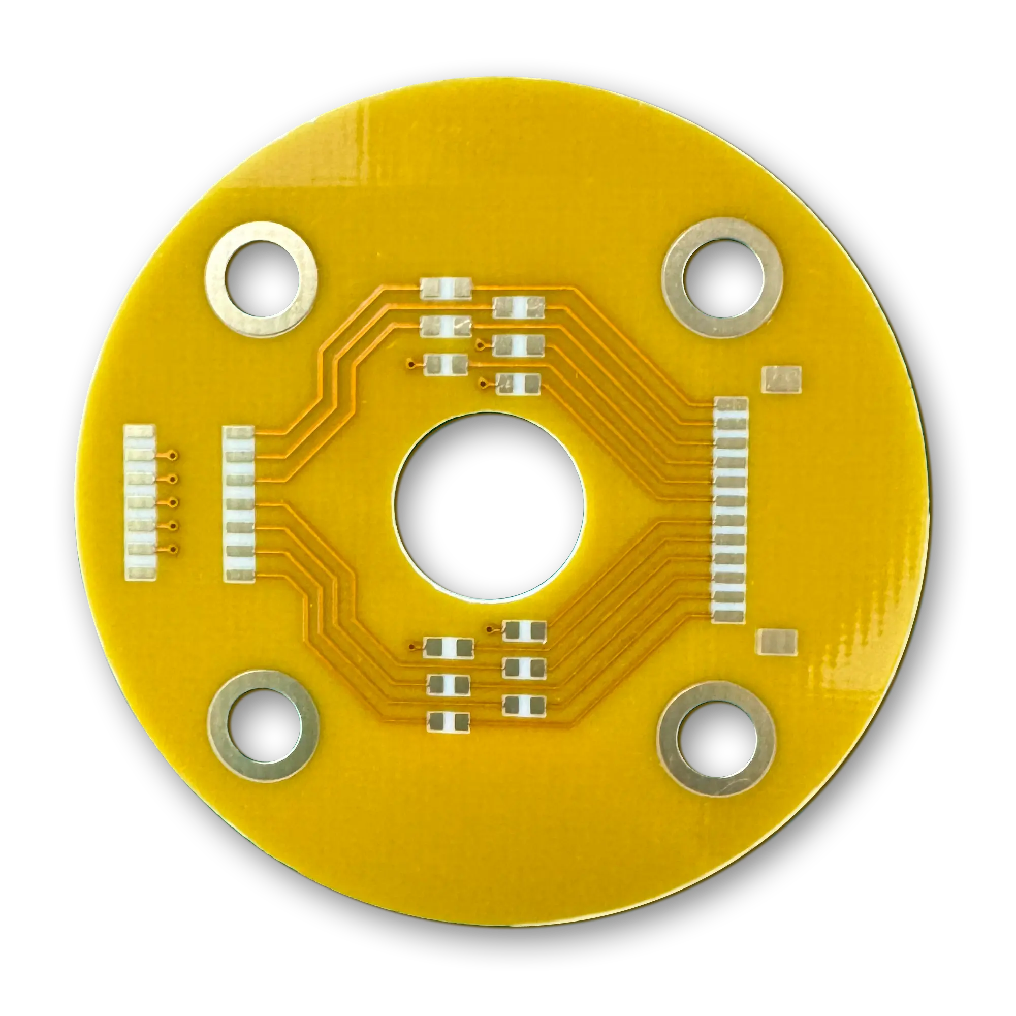 Rigid FR4 PCB with laminated coverlay