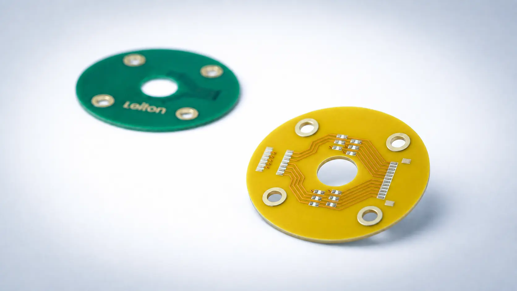 Rigid FR4 PCB with laminated coverlay