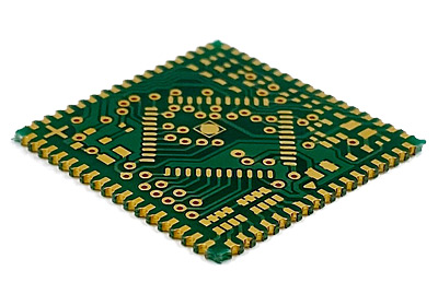 Half-open edges PCB