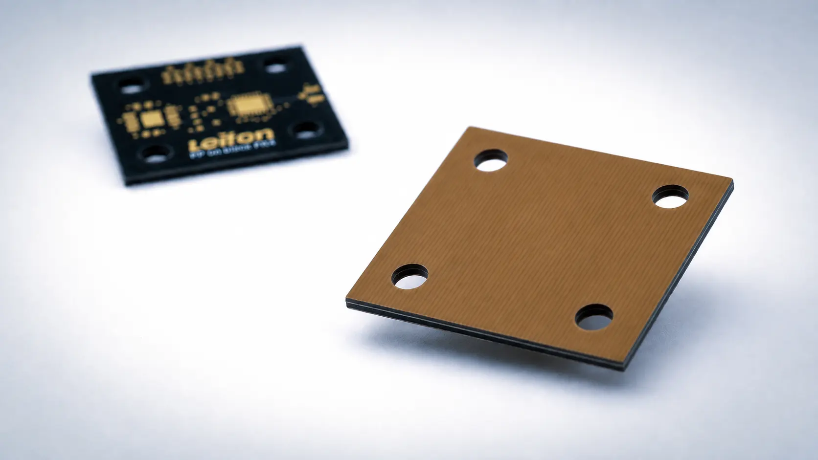 Rigid PCB with FR4 prepreg pressed over the outer layer