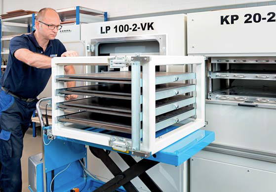 Zwei-Etagen-Vakuumkammerpresse